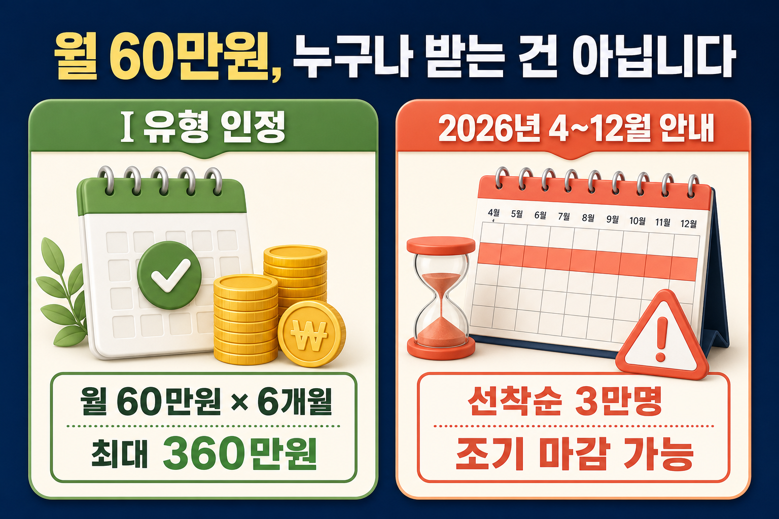 국민취업지원제도 월 60만원 최대 360만원과 2026년 조기마감 가능성