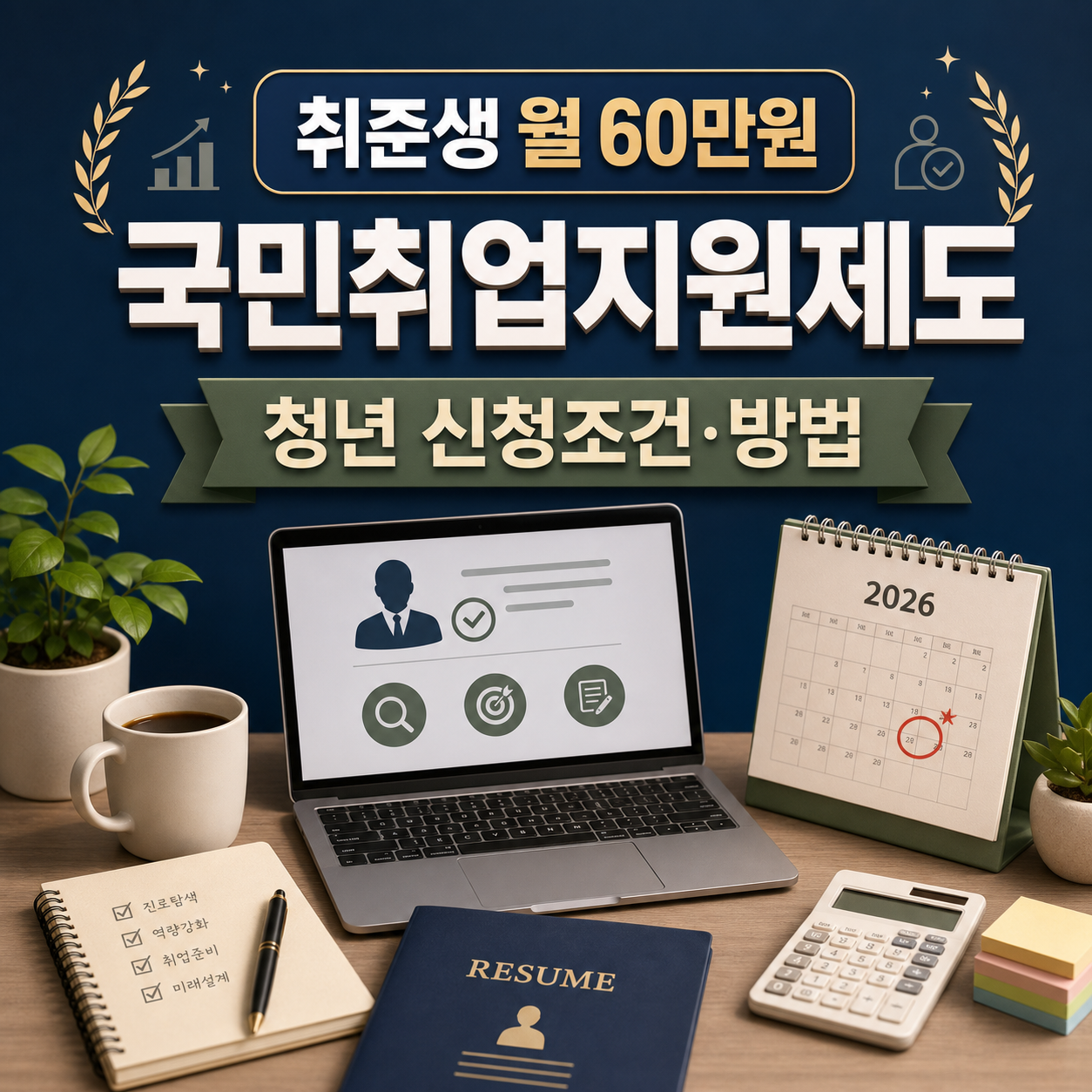 취준생 월 60만원 국민취업지원제도 청년 신청조건과 방법