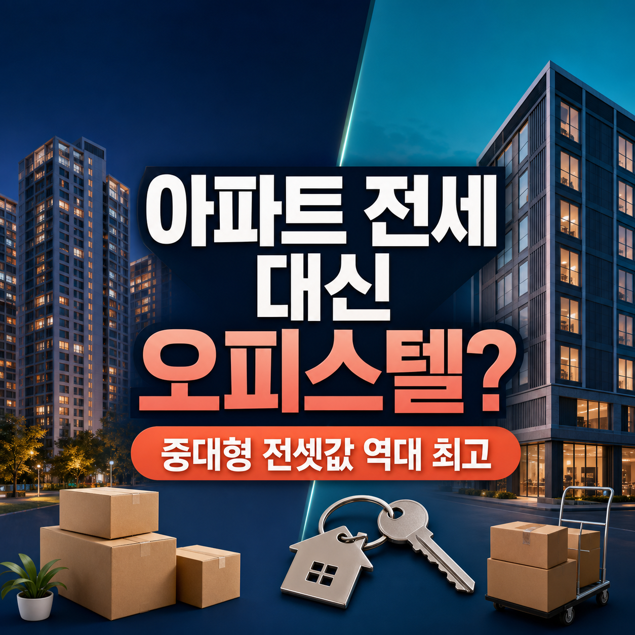아파트 전세 대신 중대형 오피스텔을 선택하는 서울 세입자