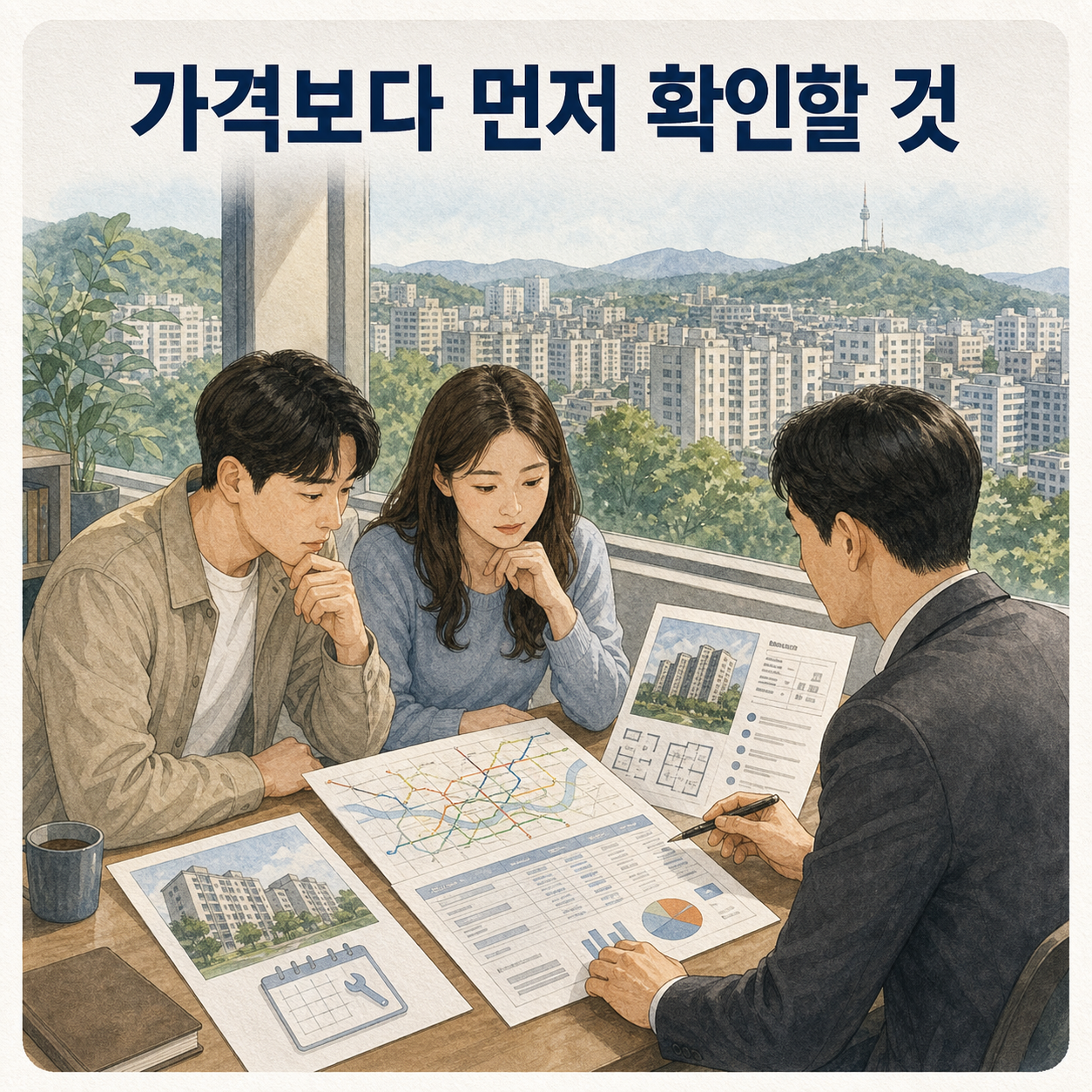 강북 아파트 매수 전 가격 외의 조건을 확인하는 실수요자