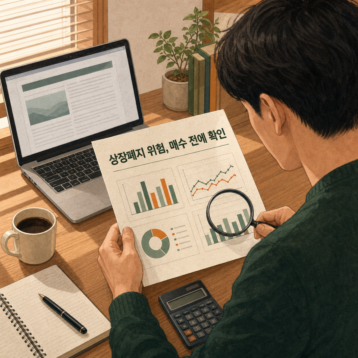 투자자가 ETF 상장폐지 위험을 매수 전에 확인하는 장면