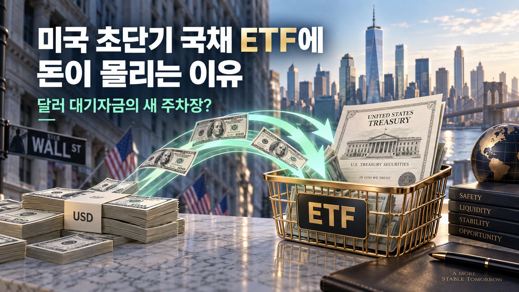 미국 초단기 국채 ETF에 돈이 몰리는 이유