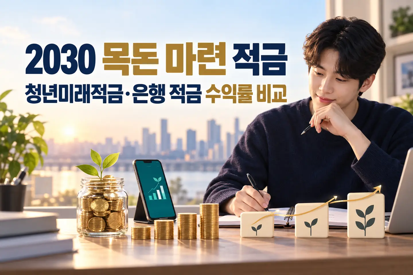2030 목돈 마련 적금과 청년미래적금·은행 적금 수익률 비교
