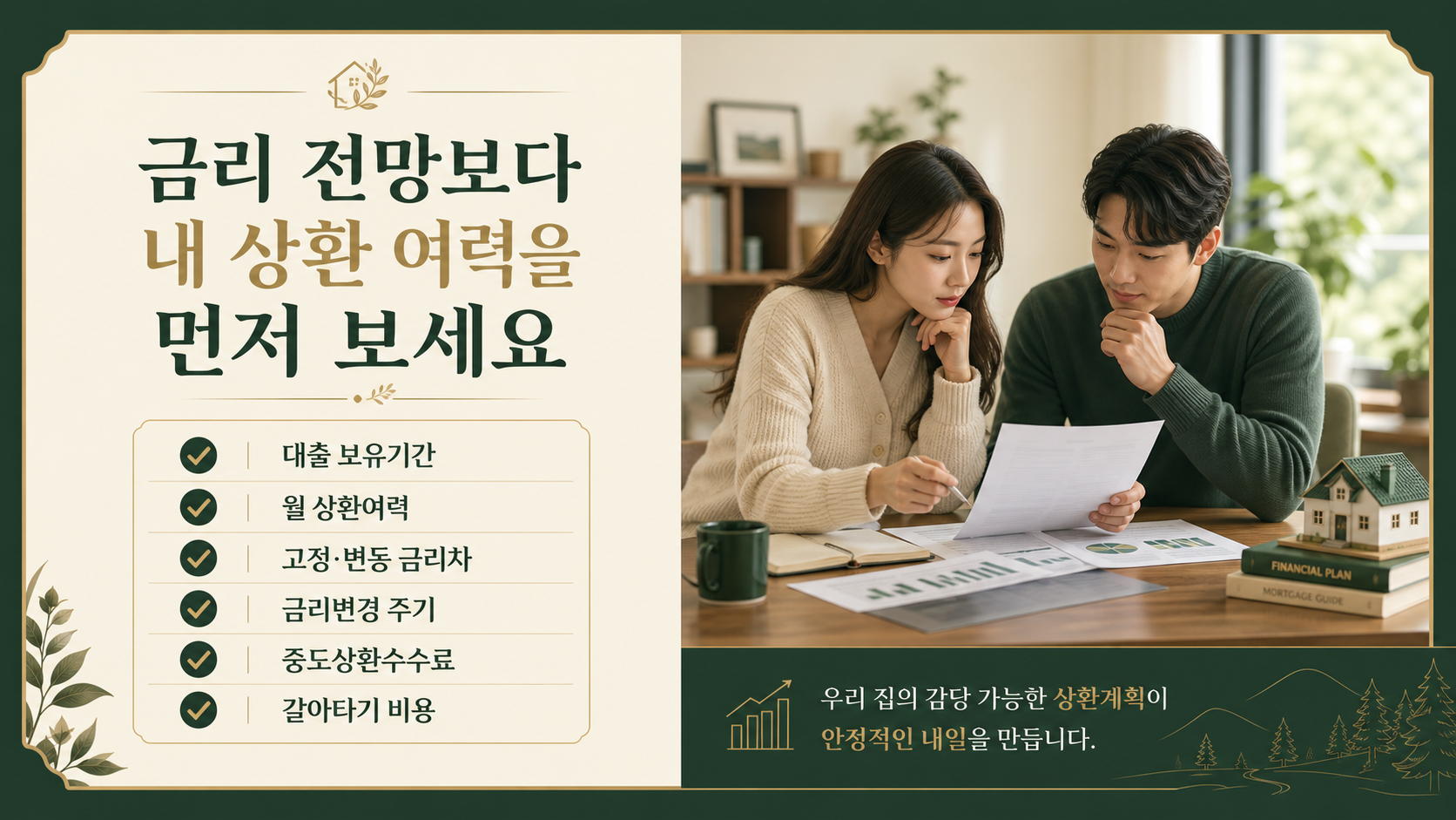 대출 금리 유형 선택 전 상환여력과 비용 체크리스트