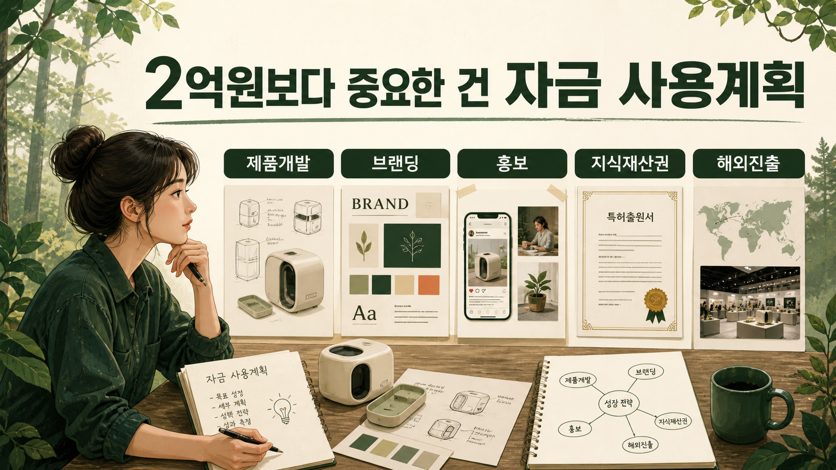 LIPSⅡ 사업화자금 활용 계획 항목을 보여주는 이미지