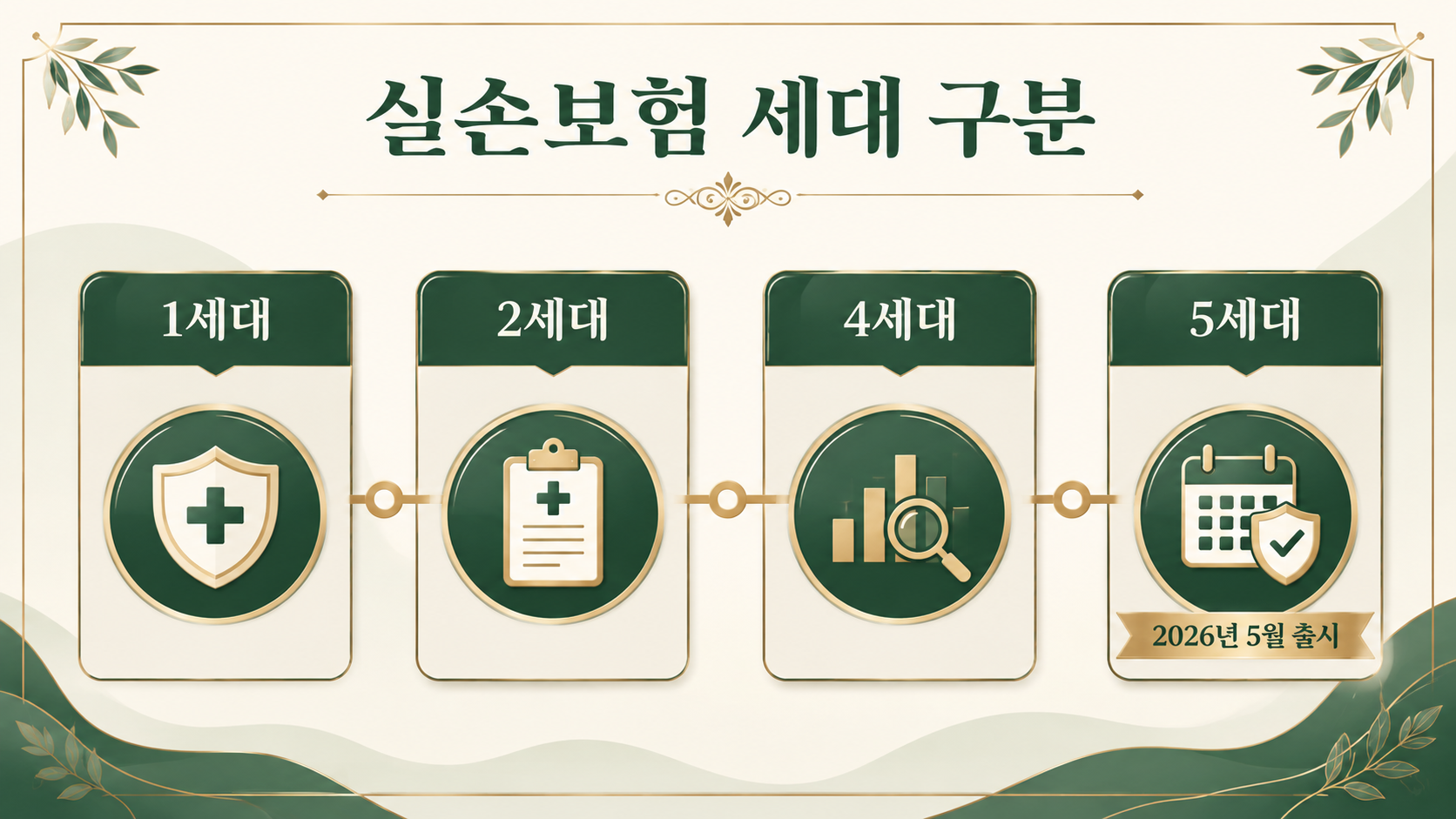 1세대 2세대 4세대 5세대 실손보험 세대 구분